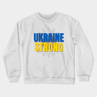 Ukraine Strong Sunflower - Ukraine Flag - Show Support Crewneck Sweatshirt